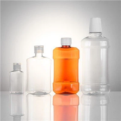 خالی پی ای ٹی آسان پلاسٹک ماؤتھ واش بوتل